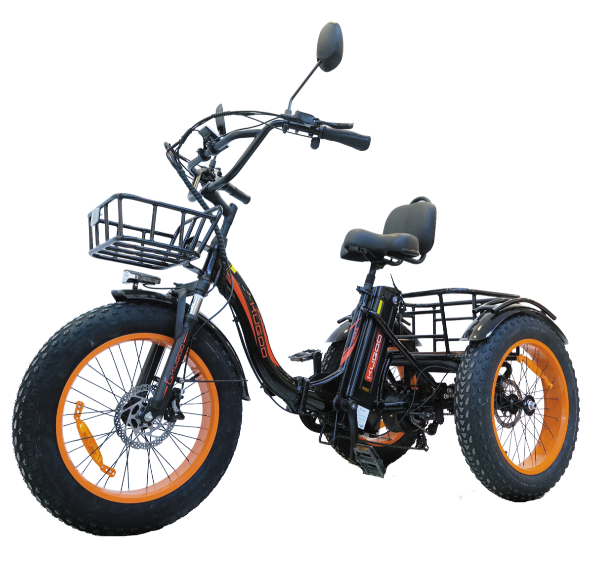 Электровелосипед Kugoo Trike трёхколёсный — фото
